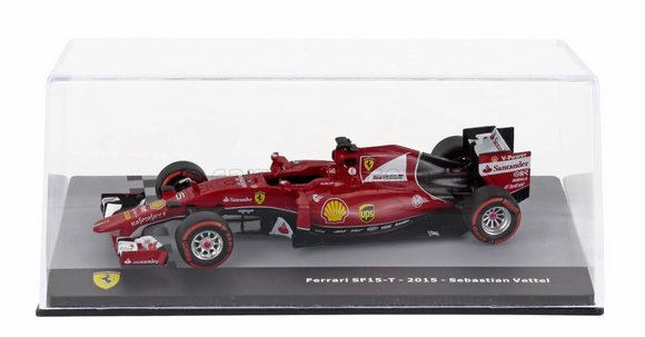 1:43 2015 Sebastian Vettel -- #5 Ferrari SF15-T -- Atlas/Edicola F1