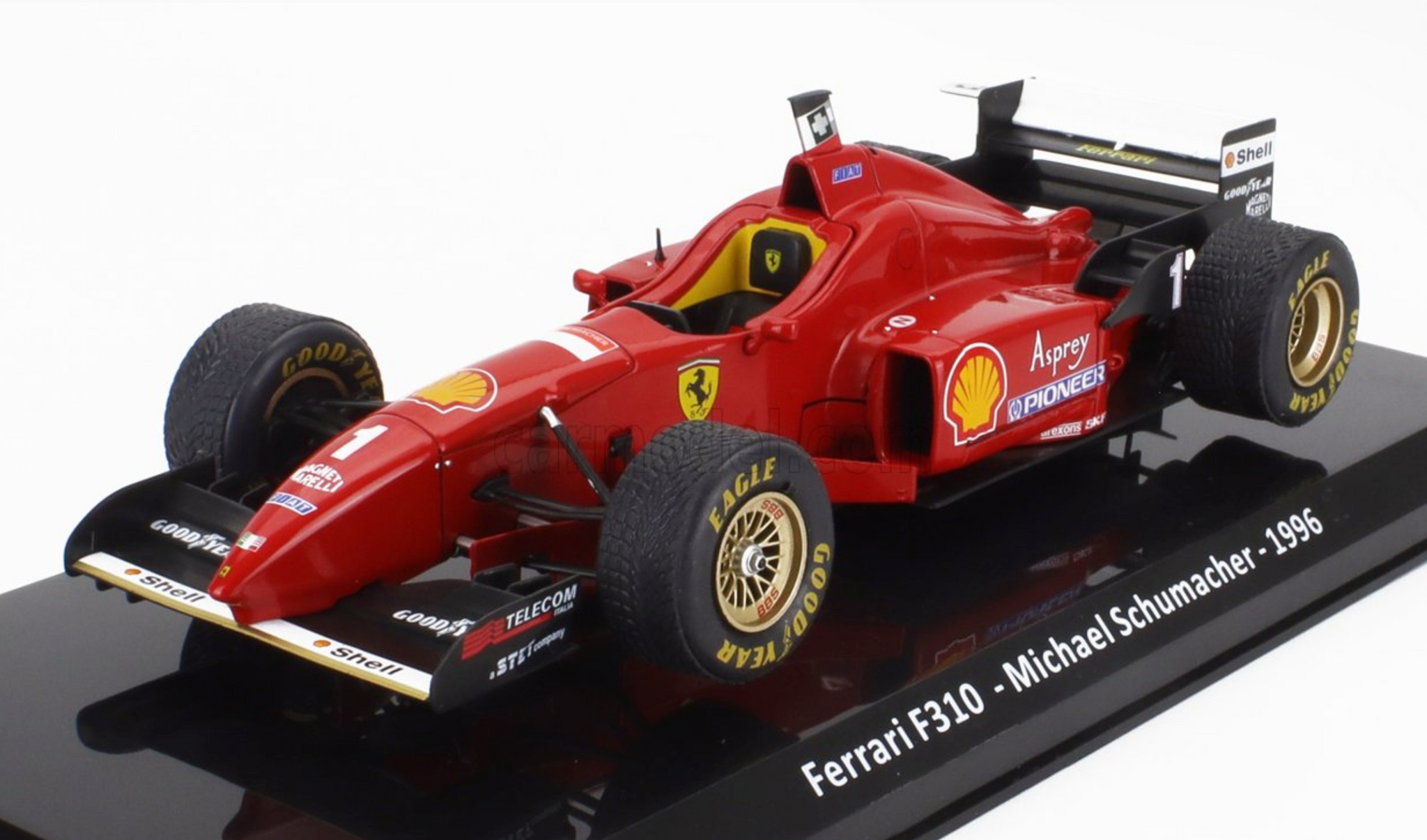 1:24 1996 Michael Schumacher -- #1 Ferrari F310 -- Atlas/Edicola F1