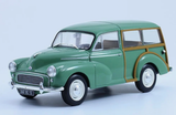 1:24 1958 Morris Minor Traveller -- Bermuda Light Green w/Wood Details -- Atlas