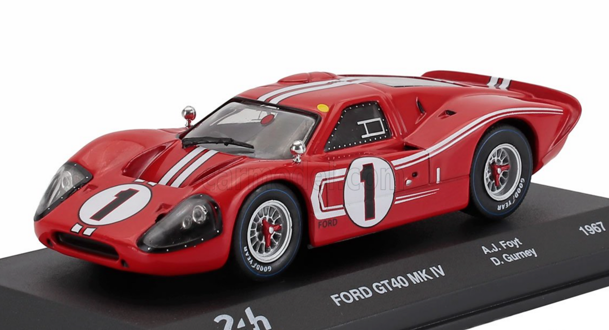IXO Models 1:43 Scale Ford GT40 - Le Mans 1968 Gulf #11 - Canada