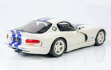 1:18 Dodge Viper GTS 1996 -- White w/Blue Stripes -- GT Spirit GT940