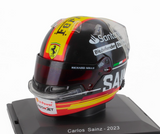 1:5 Helmet -- Carlos Sainz - 2023 Italian GP -- Ferrari -- Atlas F1