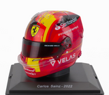 1:5 Helmet -- Carlos Sainz - 2022 Spanish GP -- Ferrari -- Atlas F1