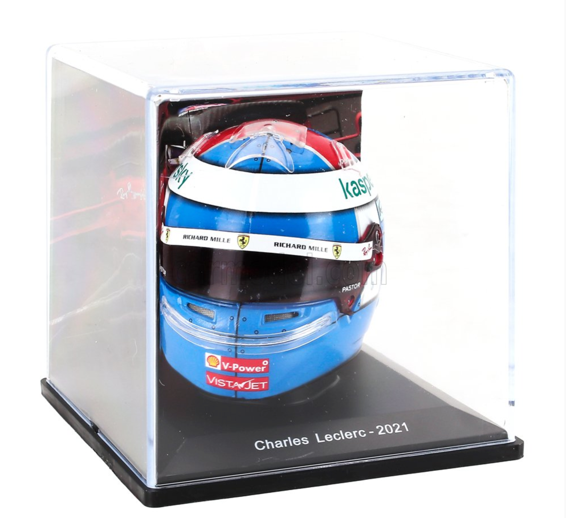 1:5 Helmet -- Charles Leclerc - 2021 Monaco GP -- Ferrari -- Atlas F1