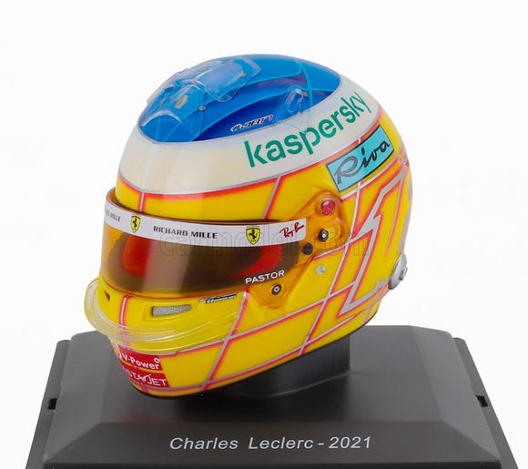 1:5 Helmet -- Charles Leclerc - 2021 French GP -- Ferrari -- Atlas F1
