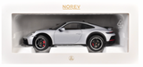 1:18 Porsche 911 (992) Dakar Coupe 2023 -- Ice Grey Metallic -- Norev