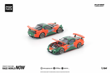 (Pre-Order) 1:64 Mazda RX-7 (FD3S) RE-AMEMIYA -- Orange/Green RENOWN -- Pop Race