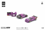 (Pre-Order) 1:64 Lotus Elise PANDEM -- Hoosier Purple -- Pop Race