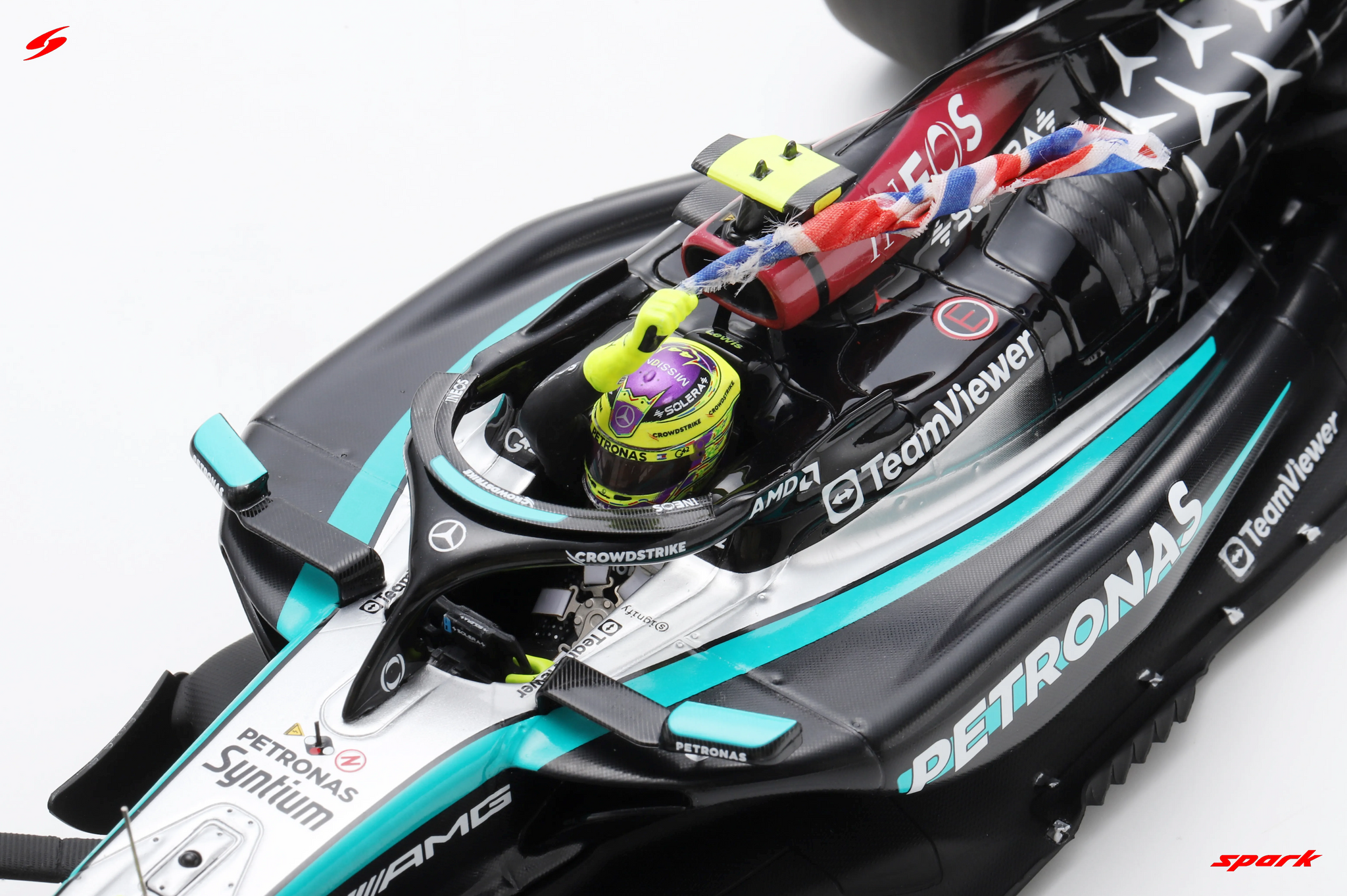 1:18 2024 Lewis Hamilton - British GP Winner -- #44 Mercedes-AMG W15 -