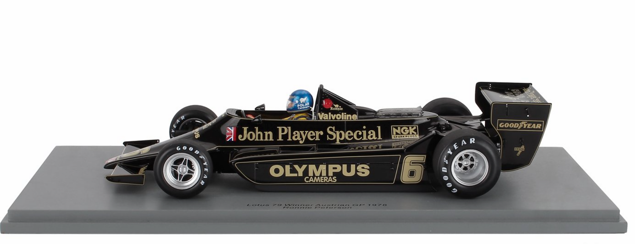 Pre-Order) 1:18 1978 Ronnie Peterson -- Austrian GP Winner -- #6 Lotu