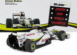 1:18 2009 Jenson Button -- World Champion -- Brawn GP -- Minichamps F1