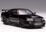 1:64 Nissan GT-R (R34) Z-Tune -- Black Pearl -- Motorhelix
