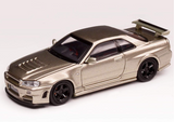 1:64 Nissan GT-R (R34) Z-Tune -- Millennium Jade -- Motorhelix