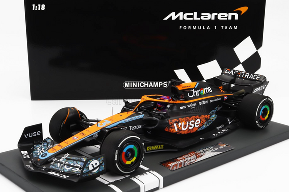 1/18 ミニチャンプス マクラーレンMCL36 D.リカルド 1:18 2022 Daniel Ricciardo -- Abu Dhabi GP -- McLaren MCL36 -- Minicha