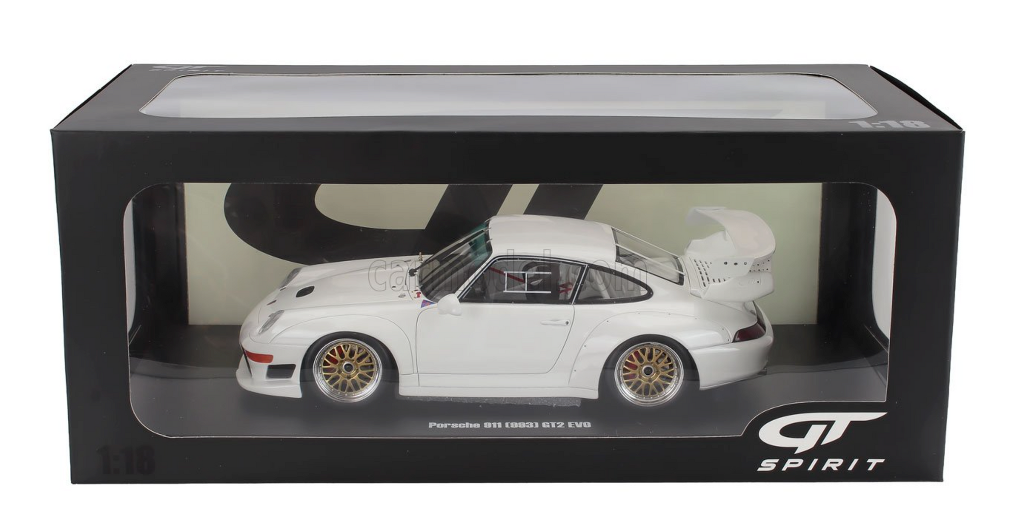 1:18 Porsche 911 (993) GT2 Evo -- White -- GT Spirit GT532 1:18 Porsche 911 (993) GT2 Evo -- White -- GT Spirit GT532