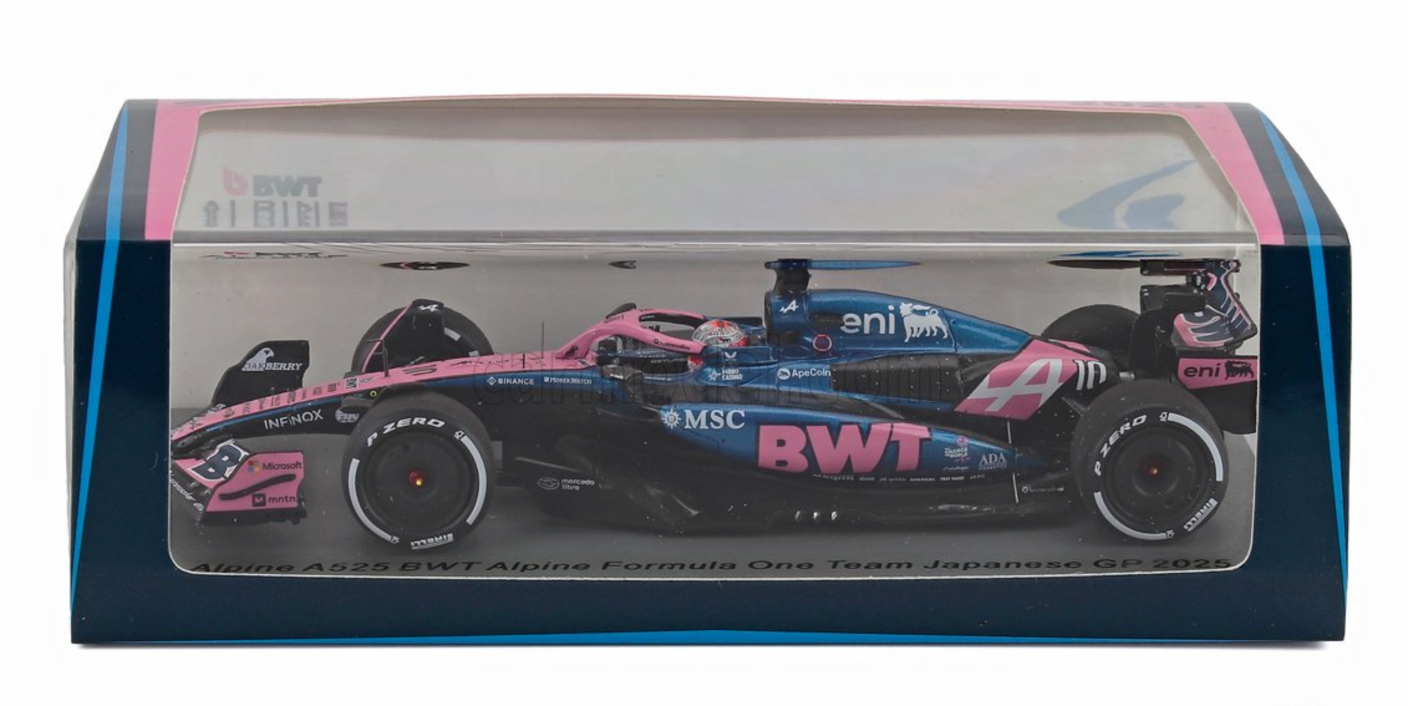 1:43 2025 Pierre Gasly -- Japanese GP -- #10 Alpine A525 -- Spark F1 S