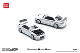 1:64 Nissan R33 Skyline GTR NISMO 400R -- White -- Pop Race