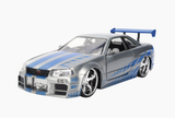 (Pre-Order) 1:24 Brian's Nissan Skyline R34 GT-R -- JADA: Fast & Furious 25th Anniversary