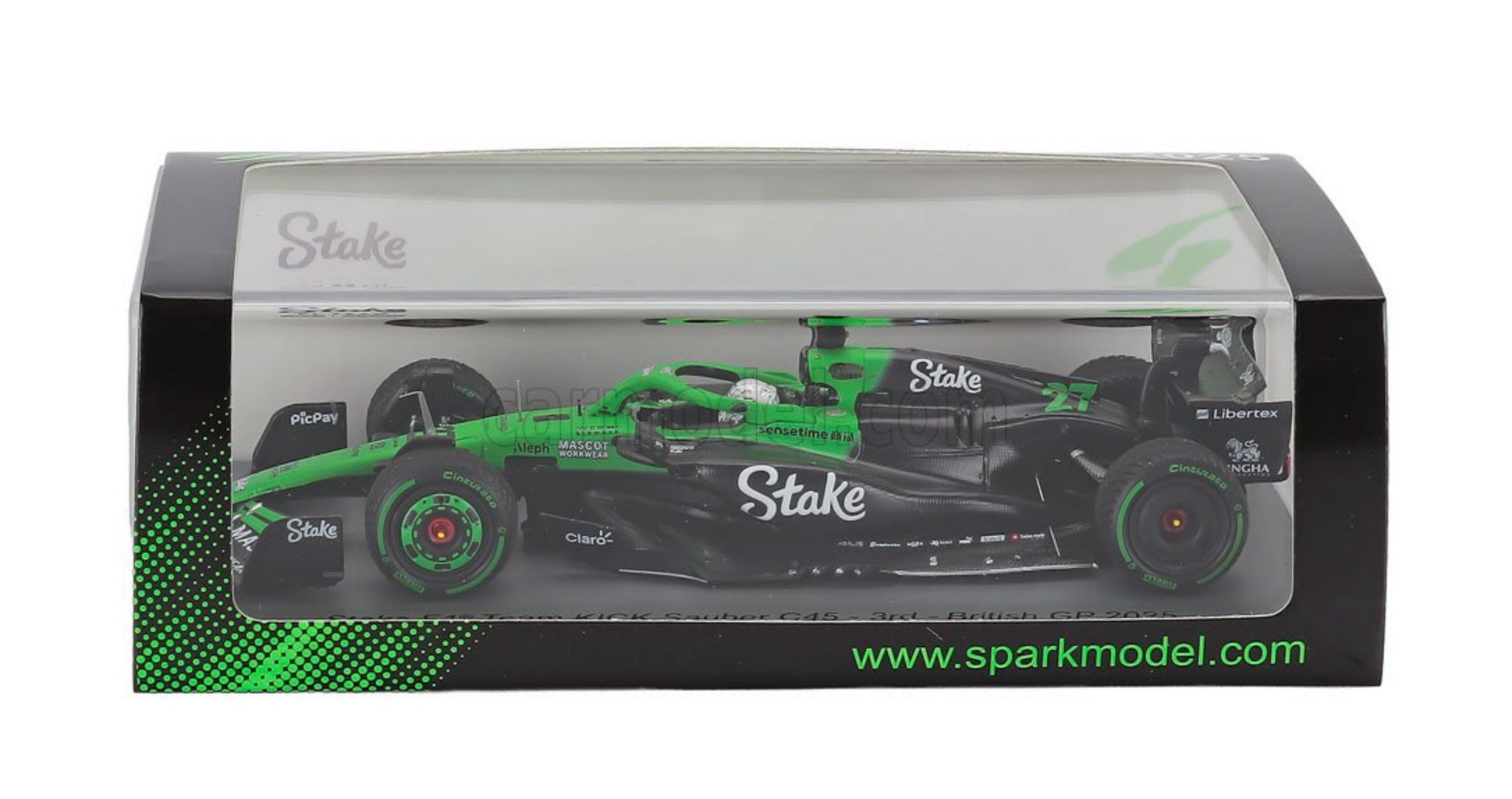 1:43 2025 Nico Hulkenberg -- British GP -- #27 Stake KICK Sauber C45 - 1:43 2025 Nico Hulkenberg -- British GP -- #27 Stake KICK Sauber C45 -