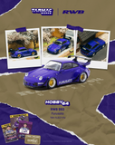 (Pre-Order) 1:64 RWB 993 -- "Furusato" Purple -- Tarmac Works x Tarmac Cards