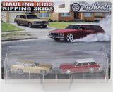 1:64 Holden HJ Wagon Twin Set -- Hauling Kids & Ripping Skids -- Oz Wheels FSD