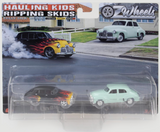 1:64 Holden FX Sedan Twin Set -- Hauling Kids & Ripping Skids -- Oz Wheels FSD