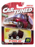 1:64 1987 Toyota SR5 Custom -- Burgundy -- CarTuned: MiJo Exclusive Series 1