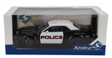 1:18 Dodge Challenger Demon 2023 -- "Police" Black/White -- Solido