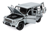 1:18 Mercedes-Benz G63 AMG G-Wagon (W463) 2015 -- Silver -- I-Scale