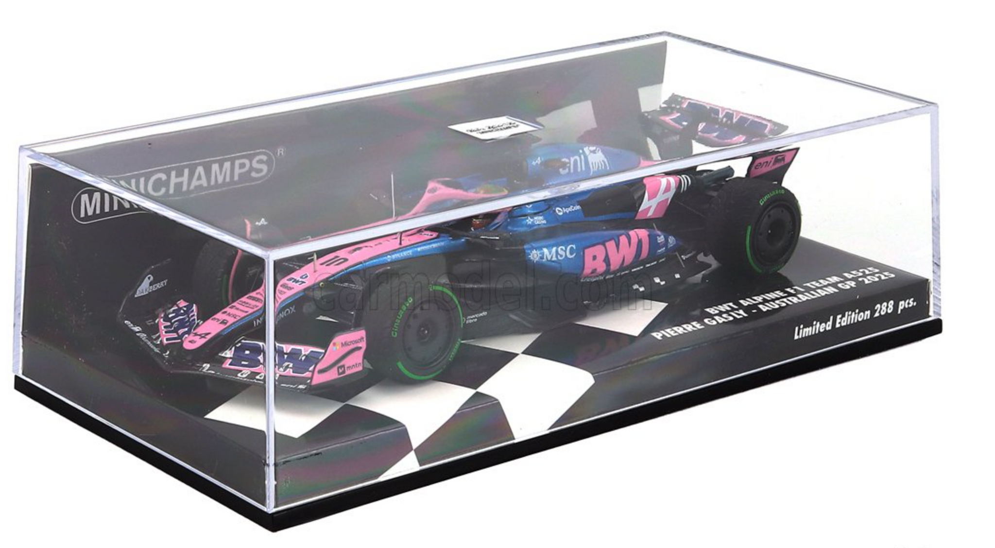 1:43 2025 Pierre Gasly -- Australian GP -- #10 Alpine A525 -- Minicham