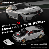 (Pre-Order) 1:64 Honda Civic Type R (FL5) -- Grey -- Motorhelix