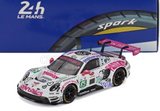 1:64 2025 Le Mans 24h -- #85 Iron Dames Porsche 911 GT3 R (992) -- Spark 64S076