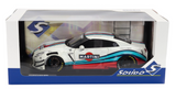 1:18 Nissan R35 GTR Liberty Walk 2.0 - Martini White w/Blue/Red Stripes - Solido