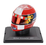 1:5 Helmet -- Michael Schumacher - 2001 USA GP -- Ferrari -- Atlas F1