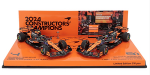1:43 2024 Constructors Champion Twin Set -- McLaren MCL38 -- Minichamp
