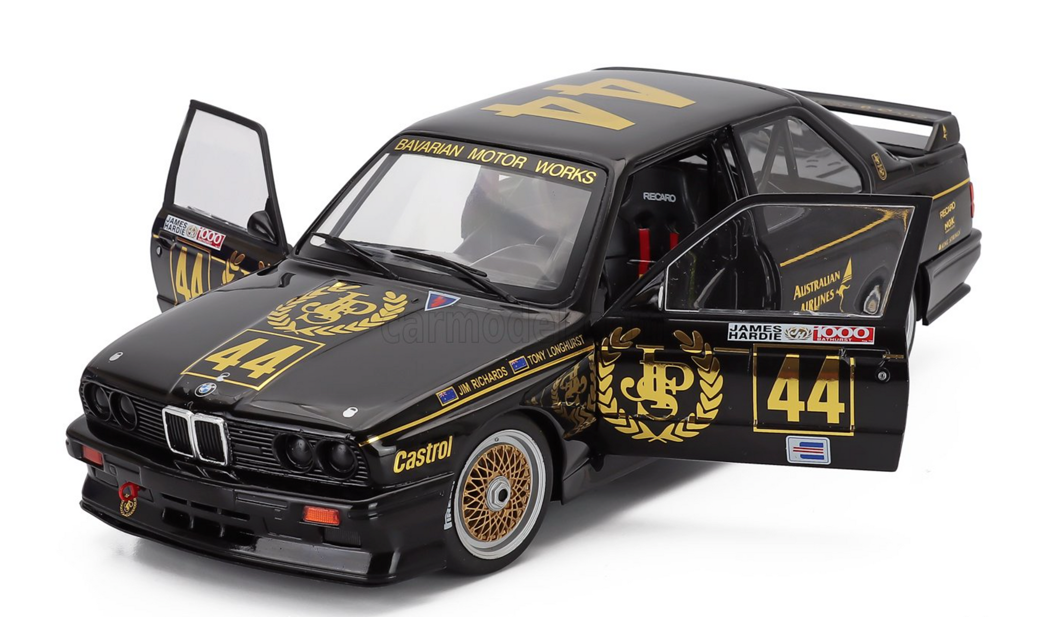 1:18 1987 Bathurst 1000 Class 2 Winner -- #44 JPS BMW M3 (E30) -- Werk
