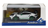 1:43 Porsche 911 (992) GT3 RS 2023 -- White w/Green Stripe -- Solido