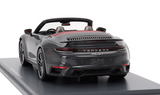 1:18 Porsche 911 (992) Turbo S Cabriolet 2022 -- Agate Grey -- Schuco