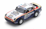 1:18 1986 Dakar Rally Winner -- #186 Porsche 959 Rothmans -- Spark 18S789