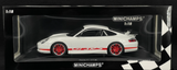 1:18 Porsche 911 (996) GT3 RS -- White w/Red Stripe -- Minichamps