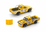 1:64 Datsun 620 PANDEM -- Mooneyes Yellow -- Pop Race