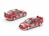 (Pre-Order) 1:64 2001 Catalunya Rally -- Tommi Makinen -- #7 Mitsubishi Lancer Evo VI -- Works Model