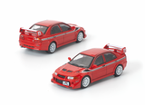 (Pre-Order) 1:64 Mitsubishi Lancer Evo VI Tommi Makinen Edition -- Red -- Works Model