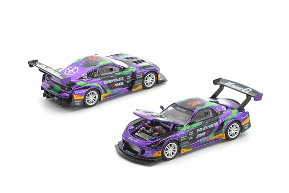 1:64 Honda NSX Evasive V2 Blue -- Kaido House x Mini GT KHMG137