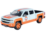 1:24 2017 Chevy Silverado 1500 Lt Z71 -- Gulf Blue/Orange -- MotorMax