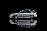 (Pre-Order) 1:64 Subaru lmpreza Wagon WRX STi Version VI -- Arctic Silver -- Motorhelix