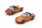 (Pre-Order) 1:64 Singer Targa "Porsche 911" -- Bronze Chrome -- Pop Race