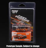 (Pre-Order) 1:64 Han's Mazda RX-7 -- Black/Orange -- Mini GT: Fast & Furious