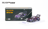 (Pre-Order) 1:64 RWB 993 (Porsche 911) -- "Army Girl" Purple -- AR Kaizo