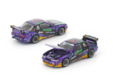 1:64 Nissan S13 Silvia PANDEM -- Purple EVA RT TEST TYPE-01 -- Pop Race